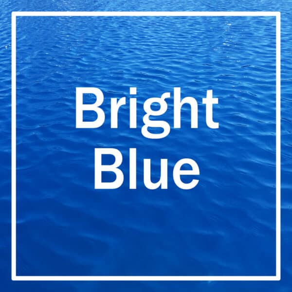 Pond dye swatch for Bright Blue Dye.